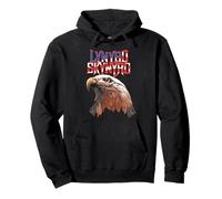 Lynyrd Skynyrd Americana Eagle Free Bird Retro Rock US Flag Pullover Hoodie