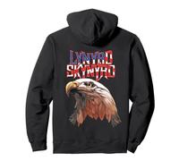 Lynyrd Skynyrd Americana Eagle Free Bird Retro Rock US Flag Pullover Hoodie