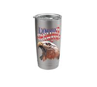 Lynyrd Skynyrd Americana Eagle Free Bird Retro Rock US Flag Stainless Steel Insulated Tumbler