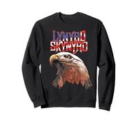 Lynyrd Skynyrd Americana Eagle Free Bird Retro Rock US Flag Sweatshirt