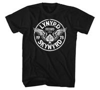 Lynyrd Skynyrd Black Freebird `73 Wings Men's T-Shirt Black Band Merch, Bands, black, L