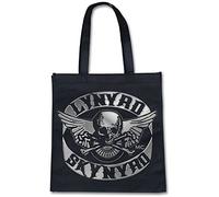 Lynyrd Skynyrd Biker Patch Eco Bag (Trend Version) - Borsa Shopping Lynyrd Skynyrd Logo (Eco Tote Bag Nera)