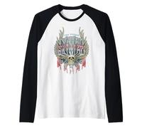Lynyrd Skynyrd Breeze Logo Retro 70s Classic Rock Biker Cool Raglan Baseball Tee