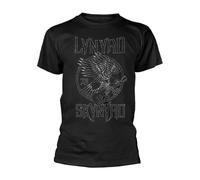 Lynyrd Skynyrd Eagle Guitar Men's T-Shirt Black Regular, Black, Large