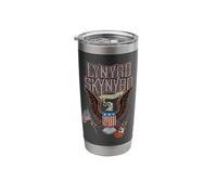 Lynyrd Skynyrd Eagle Guitar US Flag Classic Rock Retro Biker Stainless Steel Insulated Tumbler