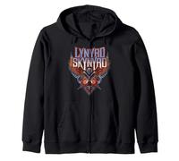 Lynyrd Skynyrd Eagle Guitars Snakes Rock Band Festival Biker Zip Hoodie