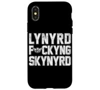 Lynyrd Skynyrd F kyng Epic Southern Band Classic Logo Rock Case for iPhone X/XS