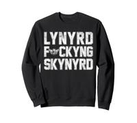 Lynyrd Skynyrd F kyng Epic Southern Band Classic Logo Rock Sweatshirt