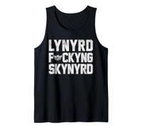Lynyrd Skynyrd F Kyng Epic Southern Band Classic Logo Rock Tank Top