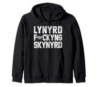 Lynyrd Skynyrd F kyng Epic Southern Band Classic Logo Rock Zip Hoodie