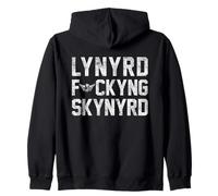 Lynyrd Skynyrd F kyng Epic Southern Band Classic Rock Logo Zip Hoodie