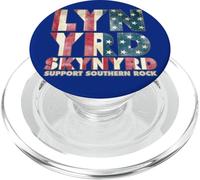 Lynyrd Skynyrd Flag Logo US Stars Stripes 70s Rock Southern PopSockets PopGrip for MagSafe