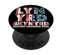 Lynyrd Skynyrd Flag Logo US Stars Stripes 70s Southern Rock PopSockets Adhesive PopGrip