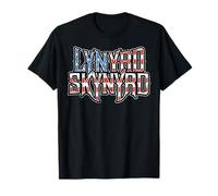 Lynyrd Skynyrd Flag Logo USA Stars Stripes Southern Patriot T-Shirt