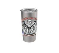 Lynyrd Skynyrd Fly On Free Bird US Flag Southern Retro Rock Stainless Steel Insulated Tumbler