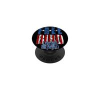 Lynyrd Skynyrd Freebird Contrast Logo Stars Stripes US Flag PopSockets Adhesive PopGrip