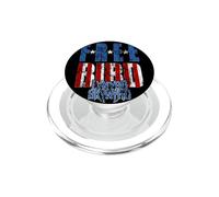 Lynyrd Skynyrd Freebird Contrast Logo Stars Stripes US Flag PopSockets PopGrip for MagSafe