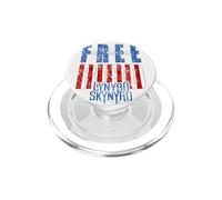 Lynyrd Skynyrd Freebird Contrast Logo US Flag Stars Stripes PopSockets PopGrip for MagSafe