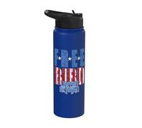 Lynyrd Skynyrd Freebird Contrast Logo US Flag Stars Stripes Stainless Steel Insulated Water Bottle