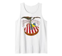 Lynyrd Skynyrd Guitar Eagle Retro 1970s Classic Rock Flag US Tank Top