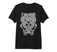 Lynyrd Skynyrd Home Sweet Alabama Guitar Eagle US Flag Retro Premium T-Shirt