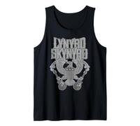 Lynyrd Skynyrd Home Sweet Alabama Guitar Eagle US Flag Retro Tank Top