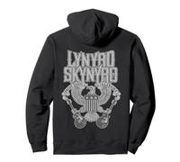 Lynyrd Skynyrd Home Sweet Alabama Guitar Eagle US Retro Flag Pullover Hoodie