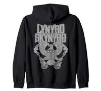 Lynyrd Skynyrd Home Sweet Alabama Guitar Eagle US Retro Flag Zip Hoodie