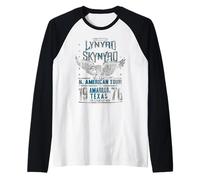 Lynyrd Skynyrd In Concert Amarillo Texas Vintage 1970s Rock Raglan Baseball Tee