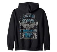 Lynyrd Skynyrd In Concert Amarillo Texas Vintage 1970s Rock Zip Hoodie