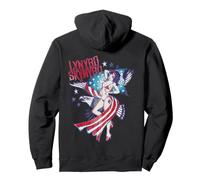 Lynyrd Skynyrd Lady Liberty Eagle Stars Stripes US Flag Rock Pullover Hoodie