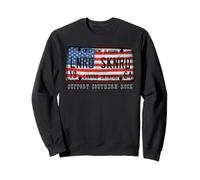 Lynyrd Skynyrd License Plate 1964 Sweet Home Alabama US Flag Sweatshirt
