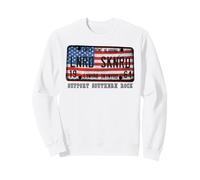 Lynyrd Skynyrd License Plate 1964 Sweet Home US Flag Alabama Sweatshirt