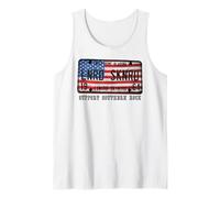 Lynyrd Skynyrd License Plate 1964 Sweet Home US Flag Alabama Tank Top
