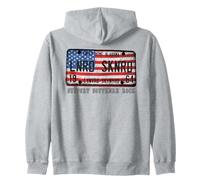 Lynyrd Skynyrd License Plate 1964 Sweet Home US Flag Alabama Zip Hoodie