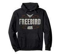 Lynyrd Skynyrd Logo Free Bird Lyrics Classic Rock 70s Retro Pullover Hoodie
