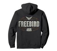 Lynyrd Skynyrd Logo Free Bird Lyrics Classic Rock Retro 70s Pullover Hoodie