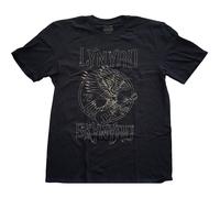 Lynyrd Skynyrd Men's 73 Eagle Guitar Cotton T-Shirt in Black | Size: Medium Lynyrd Skynyrd Black M