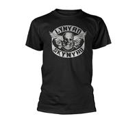 Lynyrd Skynyrd Men's Biker Patch T-Shirt Black, Black, XL