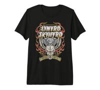 Lynyrd Skynyrd Motor Skull Classic Southern Rock Band Biker Premium T-Shirt