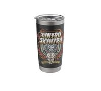 Lynyrd Skynyrd Motor Skull Classic Southern Rock Band Biker Stainless Steel Insulated Tumbler