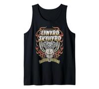 Lynyrd Skynyrd Motor Skull Classic Southern Rock Band Biker Tank Top