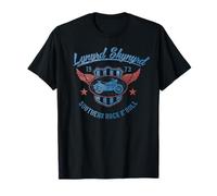 Lynyrd Skynyrd Motorcycle Crest Vintage 1970s Festival Biker T-Shirt