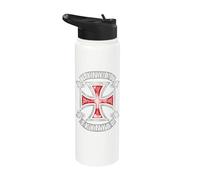 Lynyrd Skynyrd Nation Logo Vintage 1970s Biker Classic Rock Stainless Steel Insulated Water Bottle