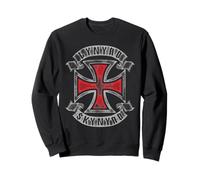 Lynyrd Skynyrd Nation Logo Vintage 1970s Biker Classic Rock Sweatshirt