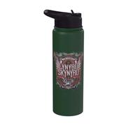 Lynyrd Skynyrd Navy Southern Rock American Eagle Guitar Hick Stainless Steel Insulated Water Bottle