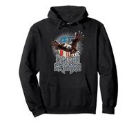 Lynyrd Skynyrd Pick Em Up Eagle Free Bird Stars Stripes Rock Pullover Hoodie