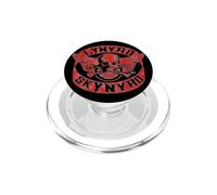 Lynyrd Skynyrd Red Biker Skull Logo Vintage 1970s Rock Band PopSockets PopGrip for MagSafe