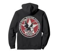 Lynyrd Skynyrd Red White and Blue Eagle Stars Retro Rock 70s Pullover Hoodie