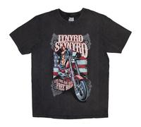 Lynyrd Skynyrd Ride Free Limited Edition 999 Only Premium Wash T Shirt M Charcoal